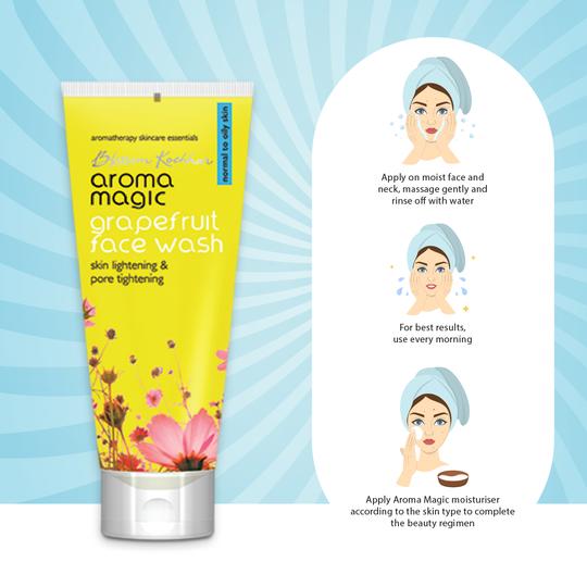 Grapefruit Face Wash Aroma Magic Saweena