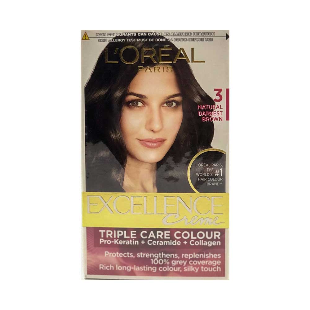 L'Oréal Paris Préférence Hair Dye - 3 Dark Brown - Color Extender -  Onlinevoordeelshop