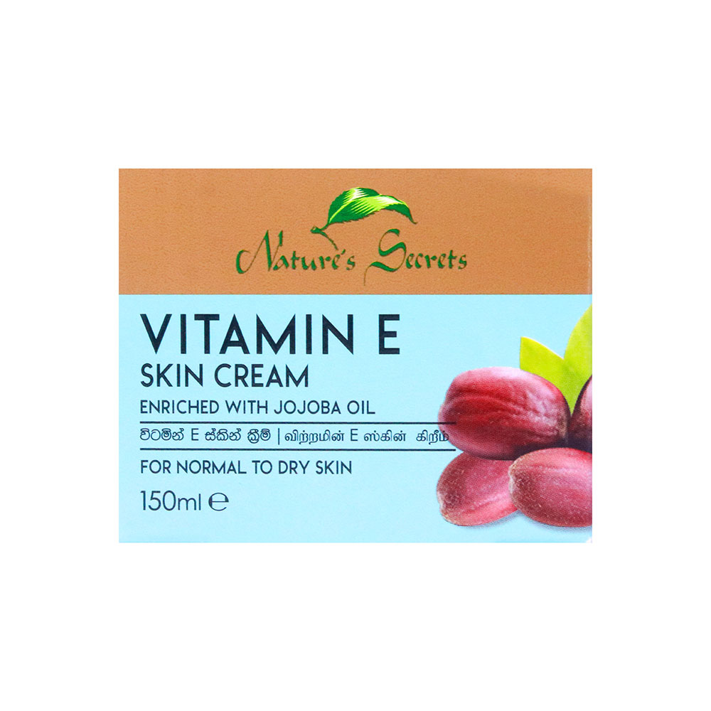 Face Cream With Vitamin E 150ml, Natures Secrets, Sri Lanka