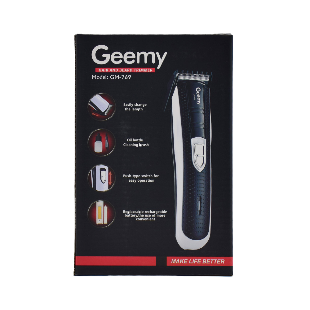 Geemy Hair & Beard Trimmer GM-769 | Saweena